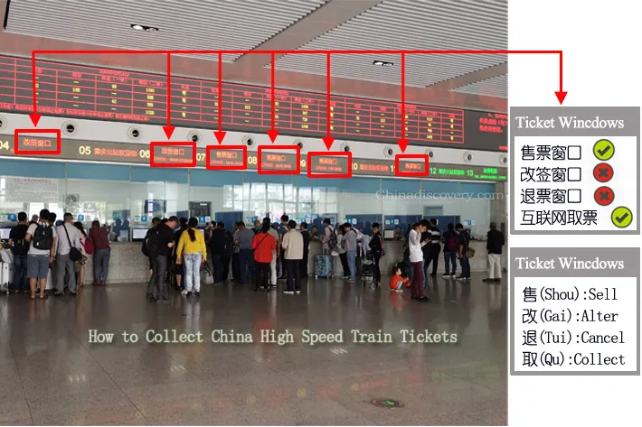 Ticket hall — only needed for counter purchases, changes, or refunds